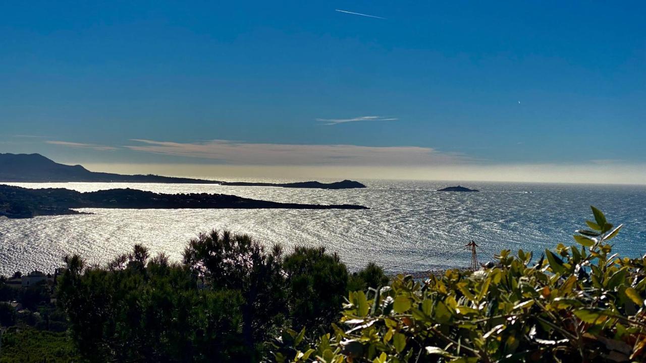 Vue Mer Panoramique Et Piscine Bandol Exteriér fotografie