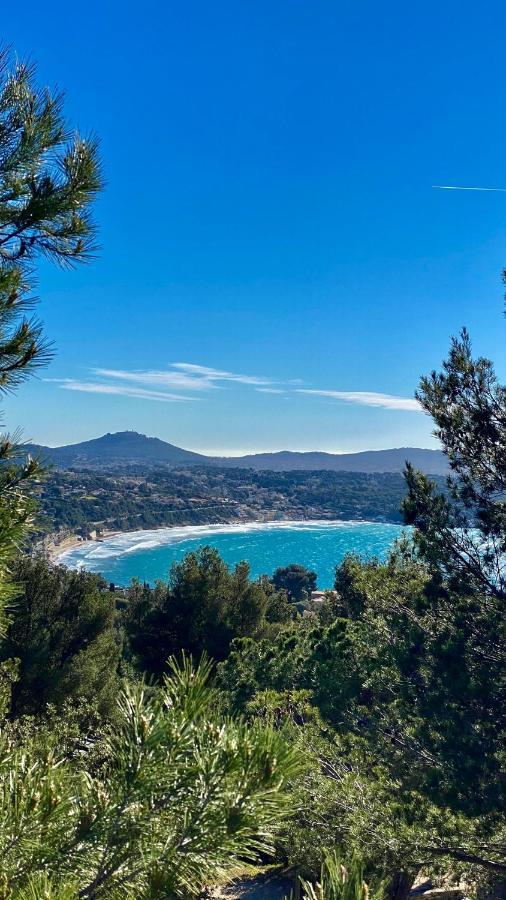 Vue Mer Panoramique Et Piscine Bandol Exteriér fotografie